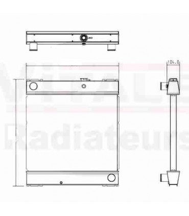  Radiateur moteur RENAULT R10