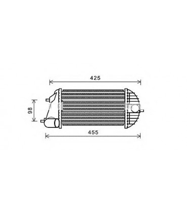 INTERCOOLER ECHANGEUR AIR SUSUKI SWIFT 1L3 16S