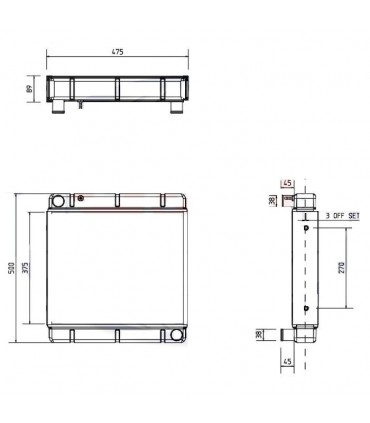 RADIATEUR EAU JCB TLT 20-25-30-35A