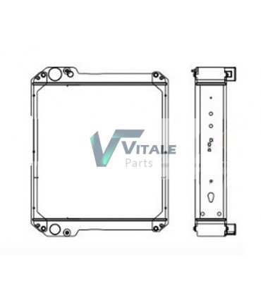  Radiateur eau pour SCANIA Série P 95-04 