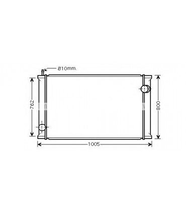 RADIATEUR EAU IRISBUS ARES-EUROCLASS-ILIADE-RECREO