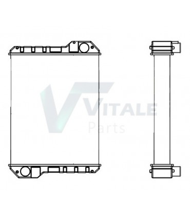  Radiateur moteur SCANIA Série P 95-04 