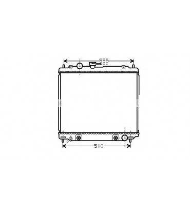 RADIATEUR EAU MITSUBISHI  MB340053