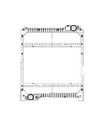 Radiateur moteur Tracteur Renault Agri: R 551 /556 / R 651 / 652 / 681