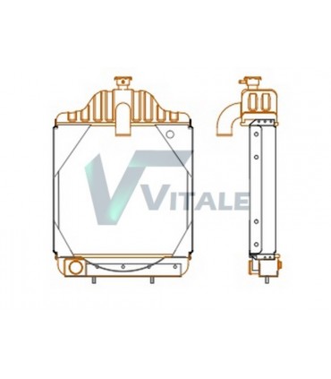 RADIATEUR EAU CASE 530-570-580