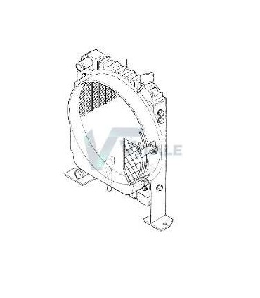  Radiateur eau pour SCANIA Série P 95-04 