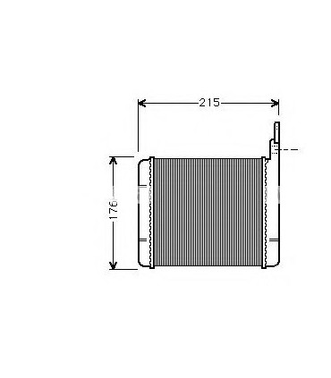  Radiateur moteur SCANIA Série P 95-04 