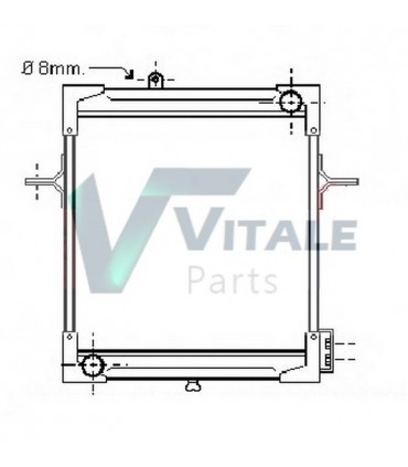 RADIATEUR EAU RENAULT RVI 5000452103