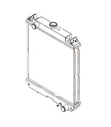  Radiateur eau pour SCANIA Série P 95-04 