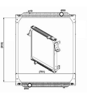 RADIATOR RENAULT TRUCKS PREMIUM 270-300-320-330