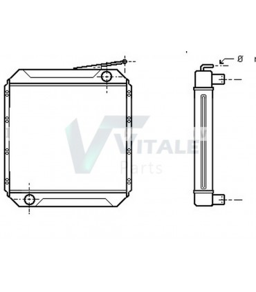 RADIATOR MERCEDES 0005013001 0005013000 0005019401 A0005013000 A0005013001 A0005019401