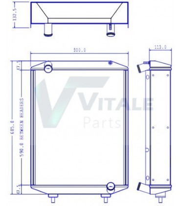 RADIATOR DEUTZ 4900000120  4900000190