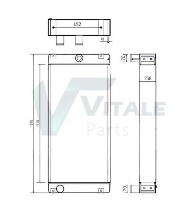 RADIATOR VALTRA V34160300 34160300