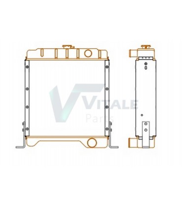  Radiateur moteur SCANIA Série P 95-04 