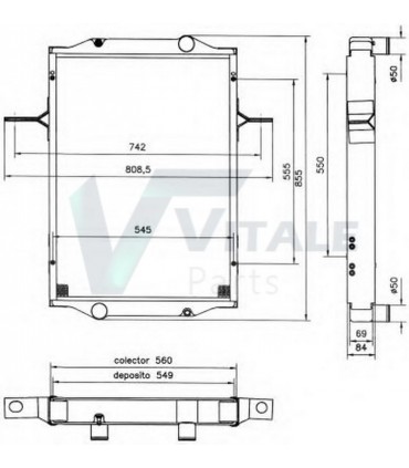 RADIADORES PARA  RENAULT RVI M210 5010269003 5001838870 50018388725001838873