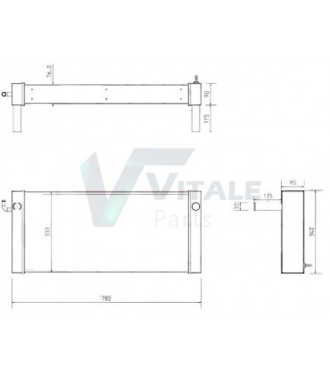 RADIATEUR EAU BOBCAT 	6734100  6686077