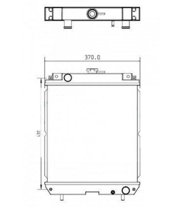 RADIATEUR EAU VOLVO BM EC18