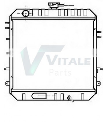 RADIATOR MITSUBISHI CANTER MC111743