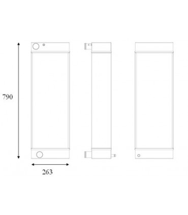 RADIATOR MANITOU MLT 725