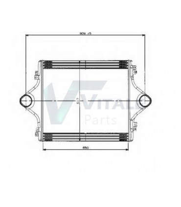 RADIATEUR AIR INTERCOOLER MAN MA96977