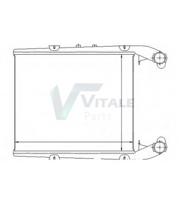 RADIATEUR EAU RENAULT RVI 	RVI816717