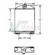 Radiateur eau pour Tracteur Renault Agri: R 551 /556 / R 651 / 652 / 681