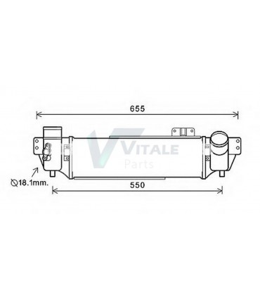 INTERCOOLER KIA SORENTO  281904A470 281904A47X