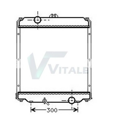 RADIATOR  MITSUBISHI MC127006 MI854500