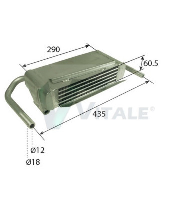 Radiateur moteur Tracteur RENAULT AGRI 58.12 / 58.32 