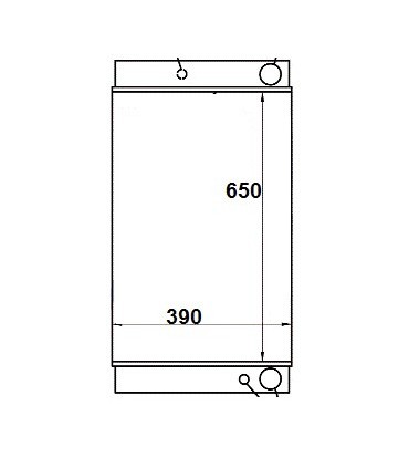 RADIATEUR EAU MANITOU FLT 1740