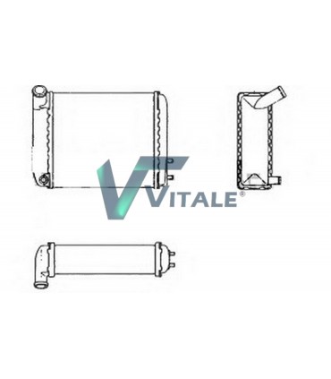  Radiateur eau pour SCANIA Série P 95-04 