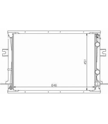 Radiateur eau pour IVECO Daily 03-06 