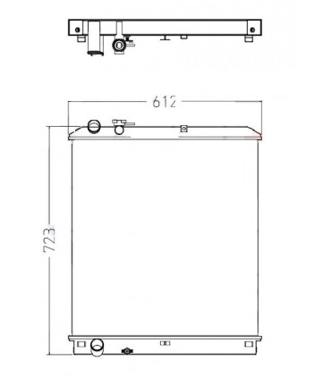 RADIATOR ISUZU 8972136641