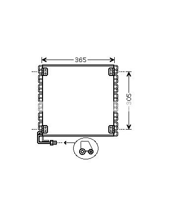 CONDENSER NISSAN CABSTAR 92110-9X400 92110-9X400 NI94836