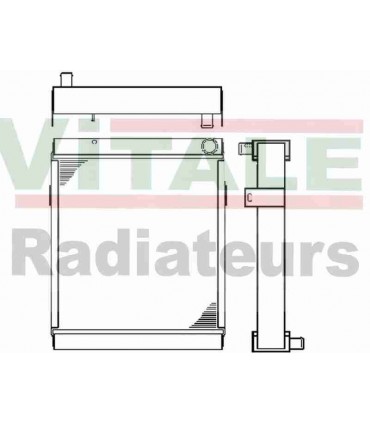  Radiateur moteur SCANIA Série P 95-04 