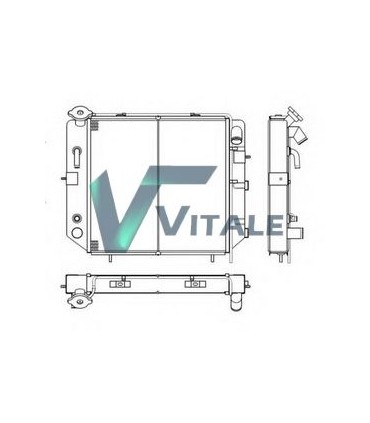 RADIATOR SUITABLE FOR  YANMAR TCM YALE 172A99-56162   172A9956162