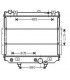  Radiateur moteur SCANIA Série P 95-04 