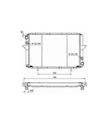  Radiateur eau pour RENAULT R10