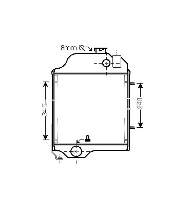 RADIATOR SUITABLE FOR JOHN DEERE 2020