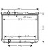 RADIATEUR EAU SUZUKI GRAND VITARA 2L0 1770068DC0000 17700-68DC0 1770068DC0