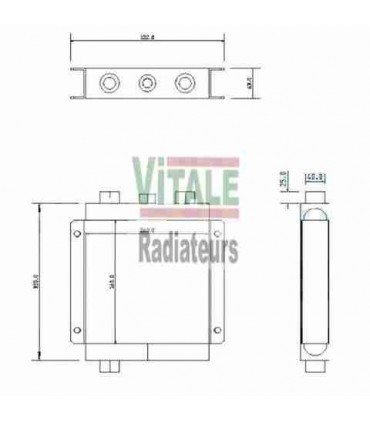  Radiateur eau pour SCANIA Série P 95-04 