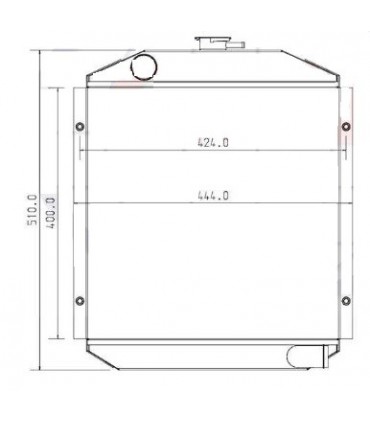 RADIADORES PARA  EC25 EC30 VOLVO PJ7411301 7411301 MM130208