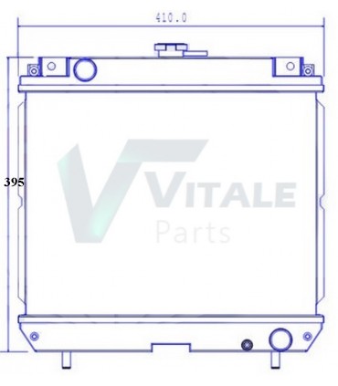 RADIATOR FOR   ISEKI TG323