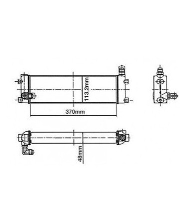 Radiateur eau pour Tracteur Renault Agri: R 551 /556 / R 651 / 652 / 681