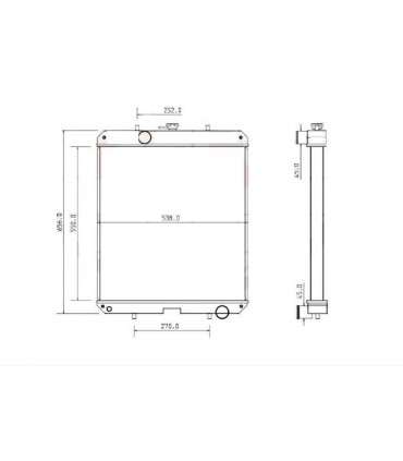 RADIATOR FOR  CASE 440