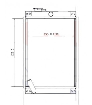 RADIATOR  GIANT D262S  D 262 S