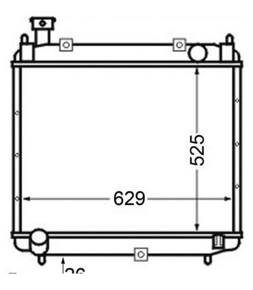 RADIADORES PARA   TOYOTA 164005B320 164005B321