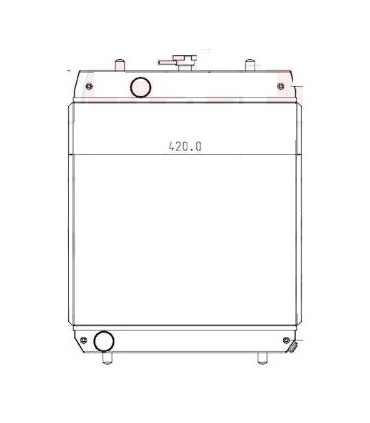 RADIADORES PARA  KUBOTA ZD1211