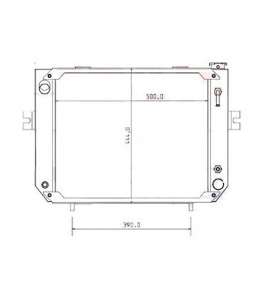 RADIATOR FOR  MAXIMAL FD25T