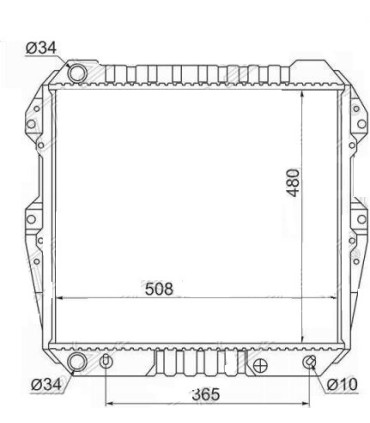 RADIADORES PARA   TOYOTA 1640054840